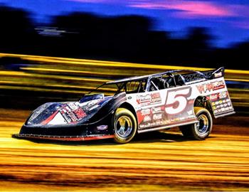 Jon Mitchell won the $1,000 top prize in Saturday night’s Crate Racin’ USA Late Model event at Louisiana’s Super Bee Speedway.
