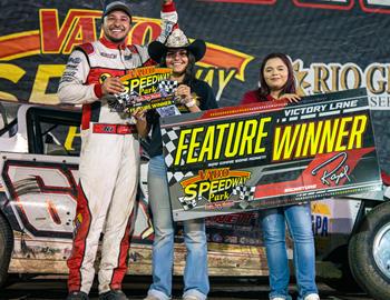 Carlos Ahumada Jr. wins at Vado Speedway Park (Vado, NM) on August 24, 2024. (Vado Speedway Park photo)