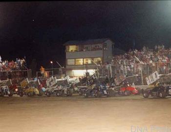 Parade lap at Creek County (Galen Kurth photo)