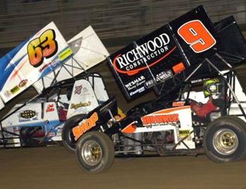 Josh Weller (63) and Gary Wright (9)