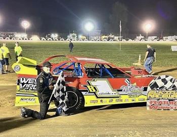 Paul Wilmoth Jr. won at Elkins Raceway on Saturday, June 28.