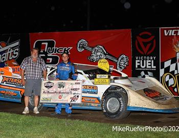 Marshalltown Speedway (Marshalltown, IA) – Malvern Bank East Series – Dale DeFrance Memorial – August 22nd, 2025. (Mike Ruefer photo)