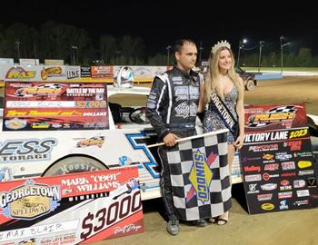 Max Blair wired the fifth annual Battle of the Bay Speedweek field on Thursday, April 13 at Georgetown (Del.) Speedway to pick up the $3,000 prize.