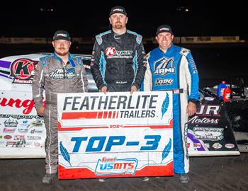 Lakeside Speedway (Kansas City, KS) – United States Modified Touring Series – Grant Junghans Memorial – August 8th-9th, 2024. (Tyler Rinken photo)