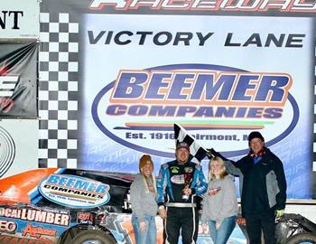 Lee Beemer won his FIRST EVER USRA Modified victory at Fairmont Raceway on May 2.