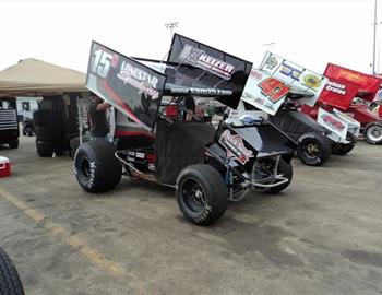 The Lone Star Speedway #15h ready for action in The 360 Nationals A Main. Sam finished 11th Steve Hardin