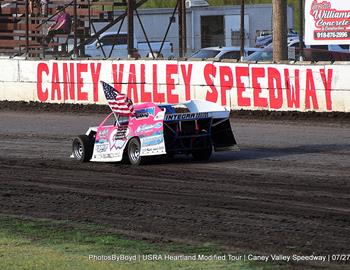 Caney Valley Speedway (Caney, KS) – USRA Heartland Modified Tour (HMT) – July 27, 2024. (Todd Boyd photo)