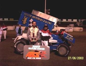 Eric Miller at Rocky Mtn Natl Speedway (6/27/03)