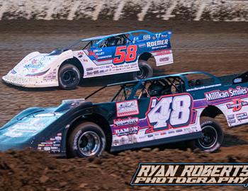 Florence Speedway (Walton, KY) – Lucas Oil Late Model Dirt Series – North/South 100 – August 8th-10th, 2024. (Ryan Roberts Photography)