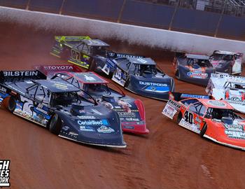 The Dirt Track at Charlotte (Concord, N.C.) – World of Outlaws Case Late Model Series – World Finals – November 6th-9th, 2024. (Josh James Artwork)