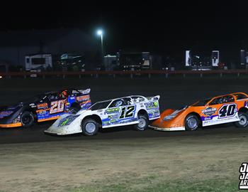 Farmer City Raceway (Farmer City, IL) – World of Outlaws Late Model Series – Illini 100 – April 11th-12th, 2025. (Josh James Artwork)v