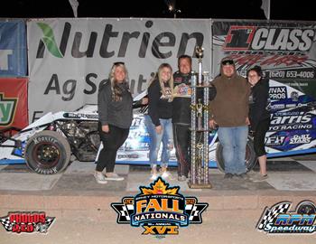 Cody picked up the biggest win of his career on October 1 at Rolling Plains Motor Speedway with a $5,000 triumph.