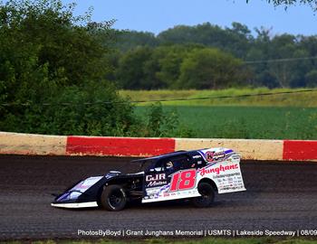 Lakeside Speedway (Kansas City, KS) – United States Modified Touring Series – Grant Junghans Memorial – August 8th-9th, 2024. (Todd Boyd photo)