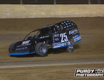 Clay County Fair Speedway (Spencer, IA) – Iowa Spring Nationals – March 28, 2025. (Purdy Photography photo)