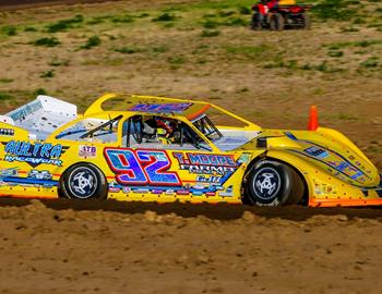 Dan Smith won the IMCA Late Model feature at Junction Motor Speedway (McCool Junction, Neb.) on May 20, 2023 from the third starting spot.