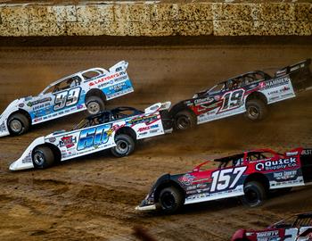 Atomic Speedway (Chillicothe, OH) – Lucas Oil Late Model Dirt Series – Independence 50 – July 4th, 2025. (Heath Lawson Photo)