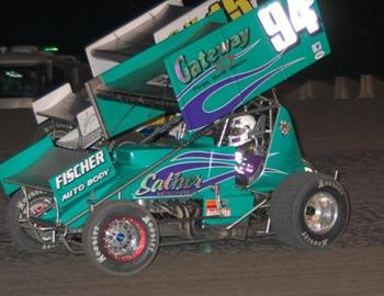 Natalie Sather won a heat race on both nights