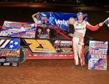 Cory Hedgecock claimed the $5,052 Scott Sexton Memorial win on Monday night, May 29 at 411 Motor Speedway (Seymour, Tenn._