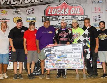 Florence Speedway (Union, Ky.) – Lucas Oil Late Model Dirt Series – North/South Shootout – August 12th, 2021. (Heath Lawson photo)