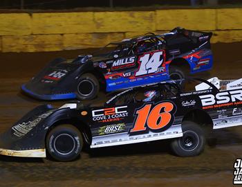 Duck River Raceway Park (Shelbyville, TN) – DIRTcar Summer Nationals Hell Tour – July 6th, 2025. (Josh James Artwork)