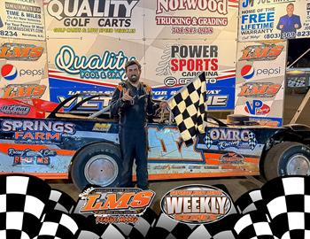 Justin Fite won the Limited Late Model main event at Lancaster Motor Speedway on Saturday, June 28.