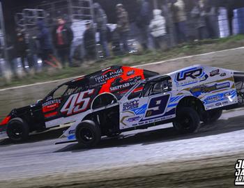 Peoria Speedway (Peoria, IL) – MARS Modified Championship Series – Garry Swibold Memorial – April 26th, 2025. (Josh James Artwork)
