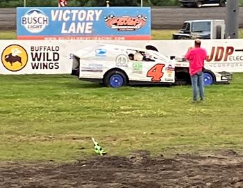 Phil Christlieb won at Buffalo River Speedway on July 28