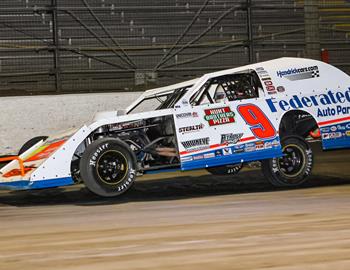 Ken Schrader picked up the DIRTcar Nationals win on Tuesday, Feb. 6 at Volusia Speedway Park (Barberville, Fla.)