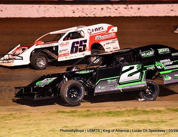 Lucas Oil Speedway (Wheatland, MO) – United States Modified Touring Series (USMTS) – King of America XIV – March 27-29, 2025. (Todd Boyd photo)