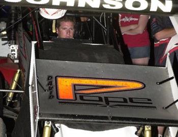 Jason Johnson gets his game face on prior to the feature