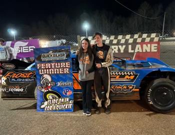 Braeden Frost won the 602 Quicksilver Series Late Model event at Clarksville (Tenn.) Speedway on Saturday, April 6.