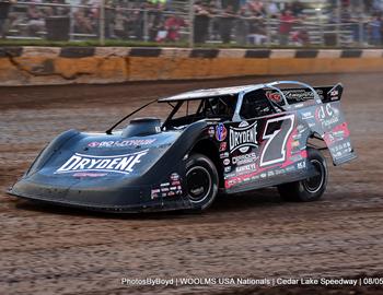 Cedar Lake Speedway (New Richmond, WI) – World of Outlaws Morton Buildings Late Model Series – USA Nationals – August 6th-7th, 2021. (Todd Boyd photo)