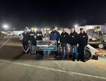 Ken Schrader grabbed his first win of 2023 on Feb. 4 at Screven Motorsports Complex.