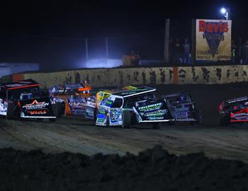 Farmer City Raceway (Farmer City, IL) – MARS Modified Championship Series – Illini 100 – April 11th-12th, 2025. (Josh James Artwork)