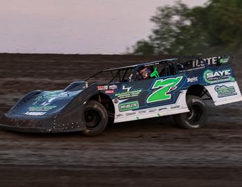 Austin Theiss raced to the Late Model win at Texas I-37 Speedway on Saturday, June 17. (Turn 3 image)