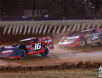 The Dirt Track at Charlotte (Concord, N.C.) – World of Outlaws Case Late Model Series – World Finals – November 6th-9th, 2024. (Josh James Artwork)