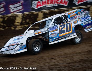 Humboldt Speedway (Humboldt, KS) – United States Modified Touring Series – King of America XII – March 23rd-25th, 2023. (Cody Papke photo)