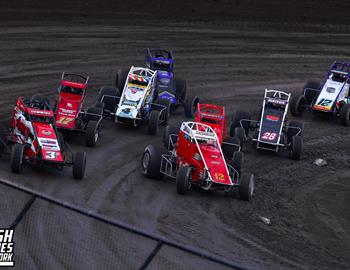 Tri-State Speedway (Haubstadt, IN) – USAC AMSOIL Sprint Car National Championship – Spring Showdown – May 10th, 2025. (Josh James Artwork)