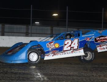 Bill Leighton Jr. wins $3,000 during the Malvern Bank East Series (Tony Stewart Tribute) at CJ Speedway on June 14