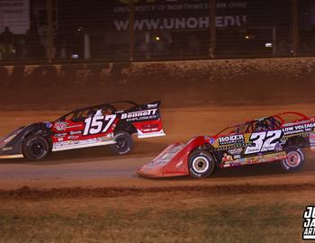 The Dirt Track at Charlotte (Concord, NC) – World of Outlaws Case Late Model Series – World Finals – November 6th-9th, 2024. (Josh James Artwork)