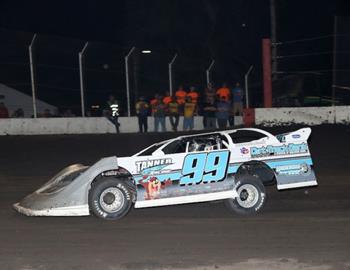 Jesse Sobbing collected the $7,600 victory at Shelby County Speedway (Harlan, Iowa) on Saturday, July 15.