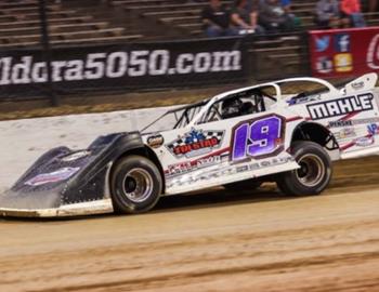 Ryan Gustin picked up his first-career Eldora Speedway (Rossburg, Ohio) win on Wednesday night with a $5,000 Chasing the Dream triumph. *(Zach Yost image)*