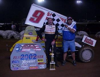 Gary Wright wins at I-30 Speedway (7/13/02)