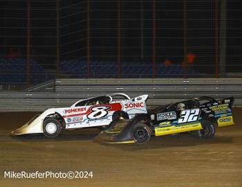 I-70 Speedway (Odessa, Mo.) – Lucas Oil Midwest Late Model Racing Association – K.C. Cup – October 10th, 2024. (Mike Ruefer Photo)