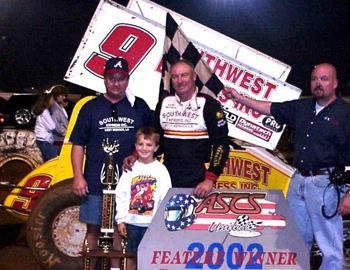 Gary Wright wins at I-30 Speedway, 9/21/02