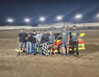 Charles Field wins at Buxton Speedway on July 26