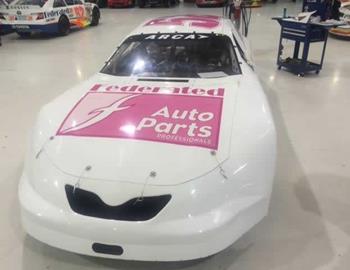 Ken Schrader Racing goes pink for October.