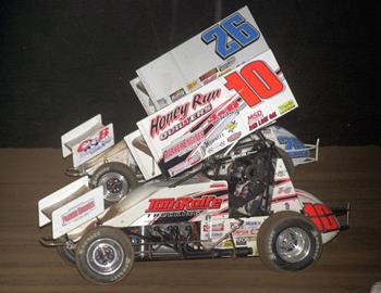 Sammy Swindell (10) and Marshall Skinner (26)