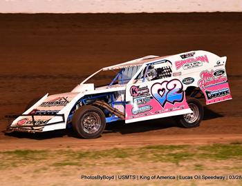 Lucas Oil Speedway (Wheatland, MO) – United States Modified Touring Series (USMTS) – King of America XIV – March 27-29, 2025. (Todd Boyd photo)