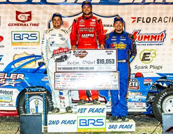 Shelby County Speedway (Harlan, IA) – Lucas Oil Late Model Dirt Series – Kosiski Family 53 – July 16th, 2024. (Heath Lawson Photo)